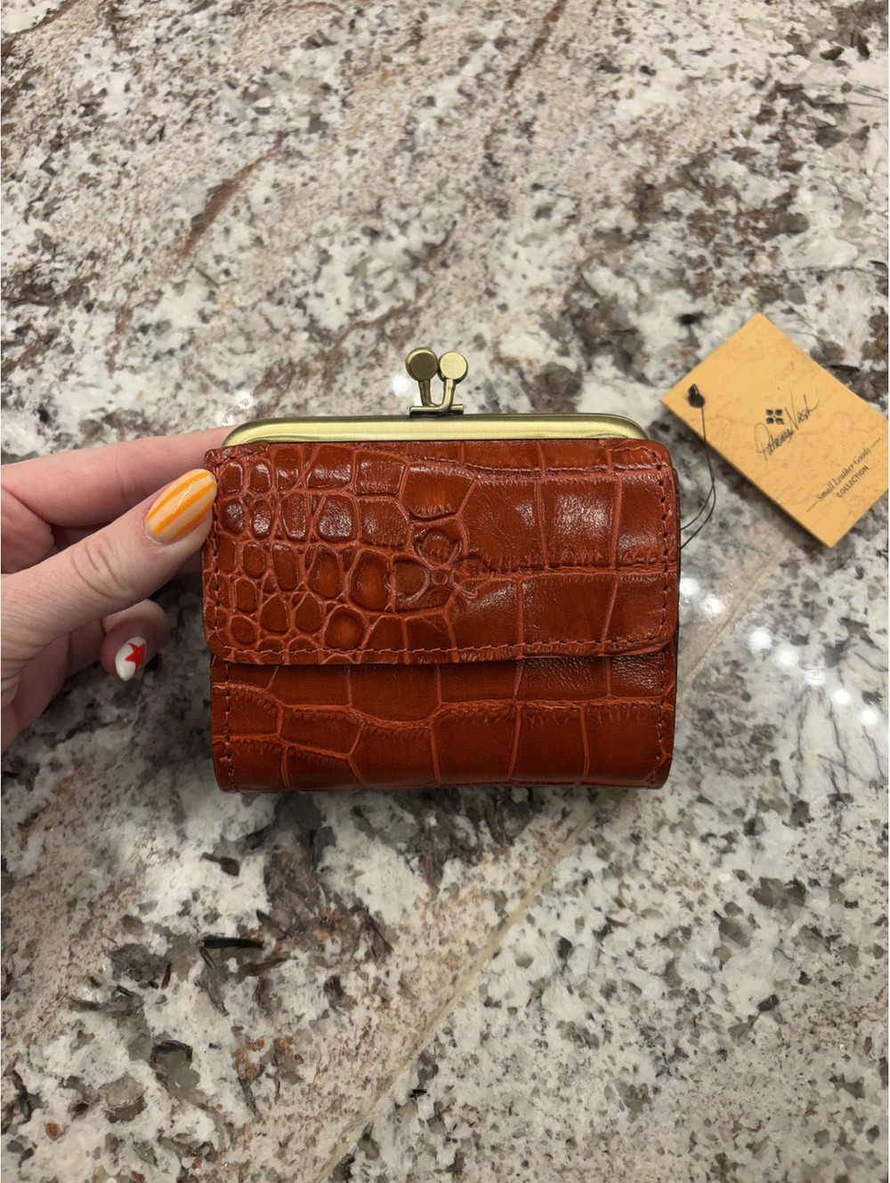 NWT Patricia Nash Astor Coin Wallet Fox in red